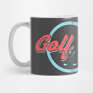 golf up retro Mug